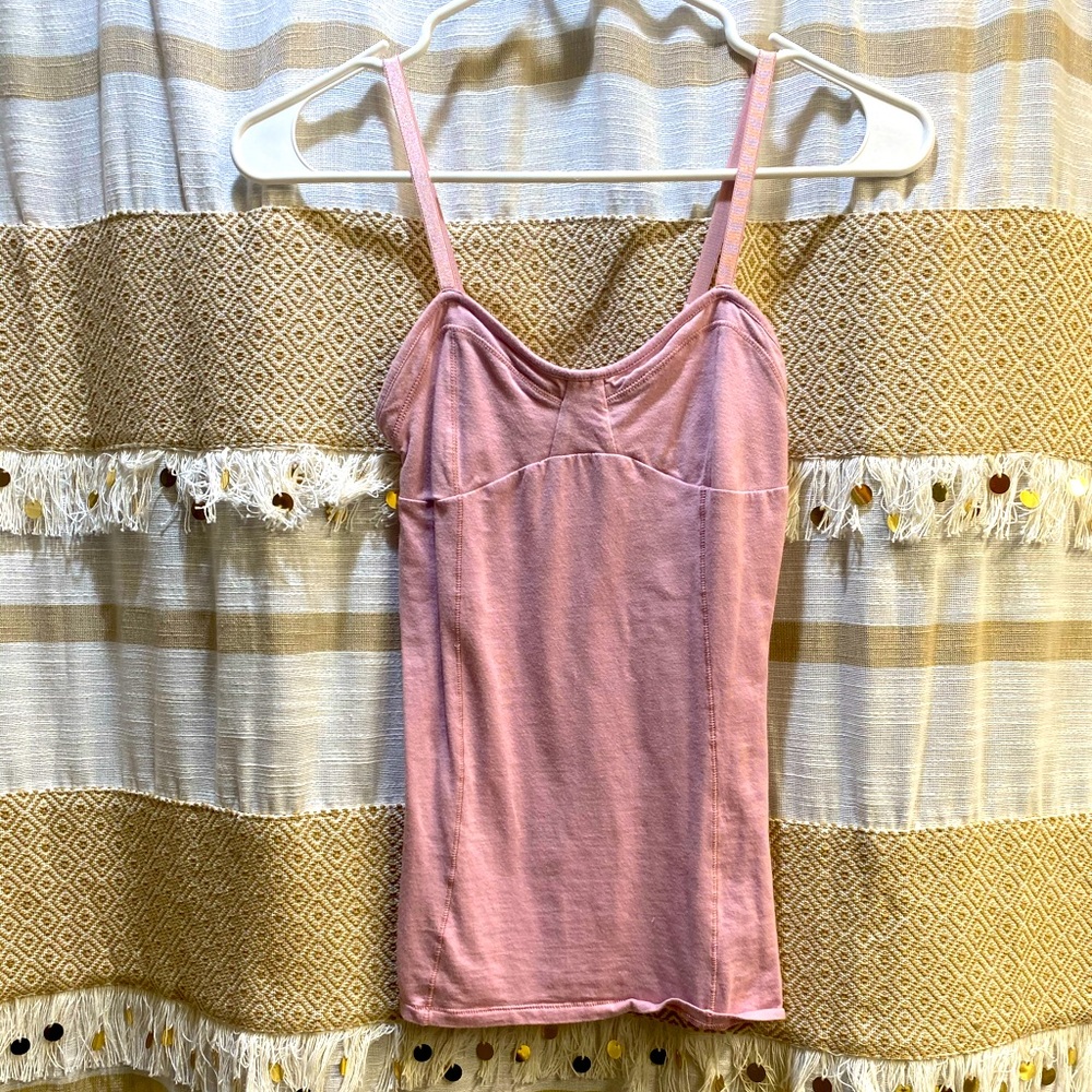 Pink Spaghetti Strap Top, Good Condition